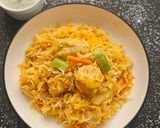 صورة لخطوة 11 من وصفة الأرز المكرمل بالخضار والدجاج