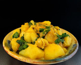 Foto del paso 7 de la receta: Patatas con espinacas y bacalao