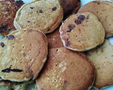 A picture of step 5 of Vickys Secret Ingredient Chocolate Chip Pancakes, GF DF EF SF NF.