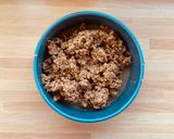 A picture of step 2 of Vegan Coffee, Chocolate, and Vanilla Panna Cotta Cake.