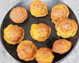 A picture of step 4 of Egg vegetable paniyaram.