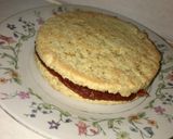 Foto del paso 5 de la receta: Alfajor de coco y avena saludable relleno de dulce de membrillo!
