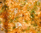 A picture of step 4 of Exotic Sattu Bati with lavish Tamatar and Aloo Chokha And Masala Dal.