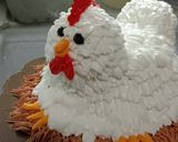 Foto langkah ke 9 dari resep 3D Chicken Cake.