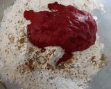 A picture of step 1 of Beetroot Poori.