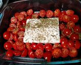 Une image de l'étape 2 de Pâtes tomates cerises et feta.