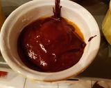 Une image de l'étape 6 de Fondant au chocolat à la mandarine.