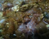 A picture of step 3 of Beef and topiaco curry with rice coconut cakes.