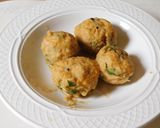 A picture of step 6 of Turnip paruppu urundai kuzhambu (turnip dal dumplings masala curry).