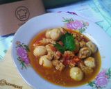 Foto langkah ke 5 dari resep Balado telur & tempe.