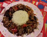 Foto del paso 5 de la receta: Torre de arroz con Corona de vegetales