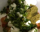 Foto del paso 2 de la receta: Tomates cherry con mozzarella de búfala y pesto