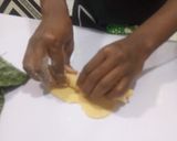 A picture of step 2 of Nigeria Fish Roll.
