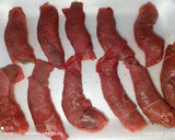 Foto del paso 4 de la receta: Brochetas de carpaccio de ternera, rellenos de langostinos 🦐🦐