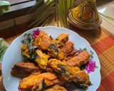 Gambar langkah 3 resipi 13:8:26 - Tempe goreng daun kari.