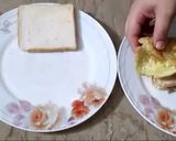 A picture of step 6 of Meat minced egg cheese sandwich.