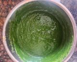 A picture of step 4 of Sarson dain saag.