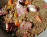 Foto del paso 7 de la receta: Lentejas con pulpo