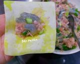 Hình bước làm 2 của món Hoành thánh tôm thịt sườn non