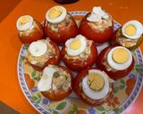 Foto del paso 3 de la receta: Tomates rellenos de atún