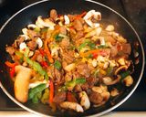 A picture of step 6 of Lean Diced Beef stir fry.