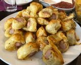 A picture of step 7 of Sausages in puff pastry.