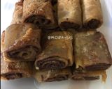 Foto langkah ke 5 dari resep Crepes Gulung Double Coklat.