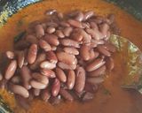 A picture of step 3 of RAJMA(red kidney beans curry).