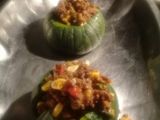 Zapallitos rellenos con proteína de soja 😍