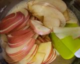 Foto langkah ke 4 dari resep Le Gateau Invicible Aux Pommes(Invisible Apple Cake) Gluten Free.