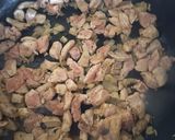 Húsos babragu lángossal recept fázis 2 fotója