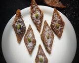 A picture of step 6 of Instant MoongDal Chocolaty Barfi.