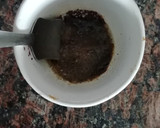 A picture of step 1 of Dalgona coffee.