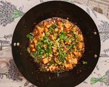 A picture of step 10 of Traditional Mapo Tofu plant-based (Chuántǒng Sù Mápó Dòufu 传统素麻婆豆腐).