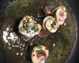 Foto del paso 2 de la receta: Trucha a la Navarra con crujiente de ibérico
