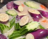 Gambar langkah 4 resipi Sayur Masak Lemak Putih.