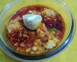 A picture of step 3 of Dal raita.