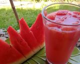 Foto langkah ke 3 dari resep Es semangka susu.