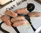 Une image de l'étape 2 de Saucisses churascos grillées à la moutarde de Dijon et laurier du jardin.
