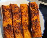 Foto del paso 1 de la receta: Salmón en salsa cremosa con espinacas baby