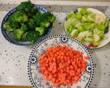Foto del paso 2 de la receta: Calamares y verduras a la plancha