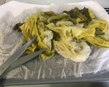 Une image de l'étape 6 de Poireaux vinaigrette à l'effiloché de jambon cru.
