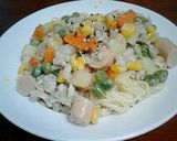 Hình bước làm 8 của món Mỳ Pasta đơn giản