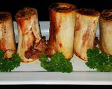 A picture of step 7 of Mike's Beef Bone Marrow Appetizer.
