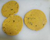 A picture of step 2 of Roasted Gram Flour Puri.