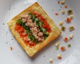 รูปขั้นตอนการทำที่ 5 ของ Ham&Bell Pepper Open Toast