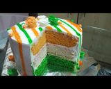 A picture of step 29 of Tri -Colour Cake.