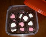 Foto langkah ke 4 dari resep Coklat hati yupi #BikinRamadanBerkesan.
