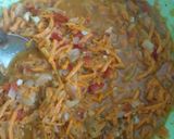 Foto del paso 4 de la receta: Tortillas de zanahorias con arroz con legumbres