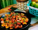 A picture of step 7 of Chilli Paneer.
